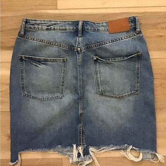 & Denim by H&M Jean Skirt 12 - Picture 2 of 6
